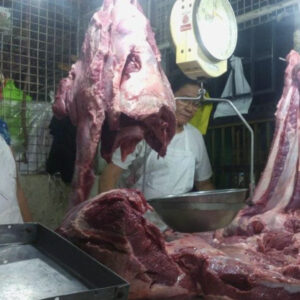 回収された1000キログラムの肉